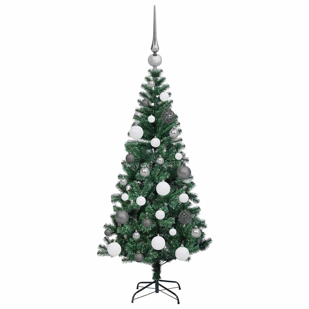 Künstlicher vorbeleuchteter Weihnachtsbaum Grün 120 cm