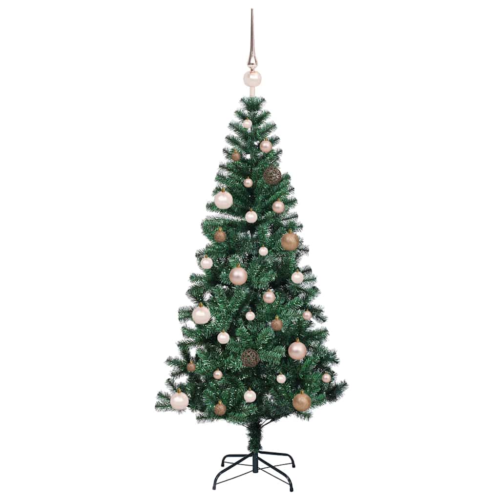 Künstlicher vorbeleuchteter Weihnachtsbaum Grün 150 cm