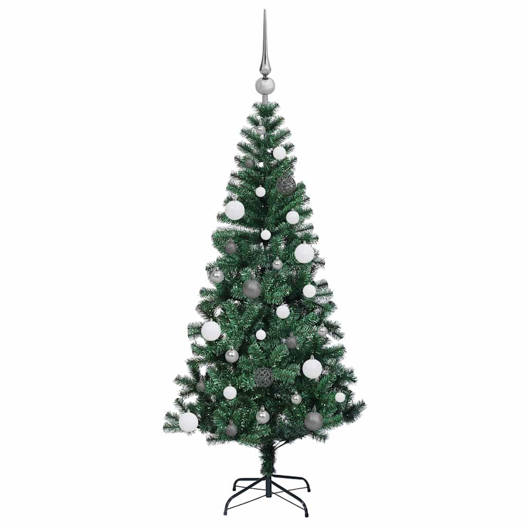 Künstlicher vorbeleuchteter Weihnachtsbaum Grün 150 cm
