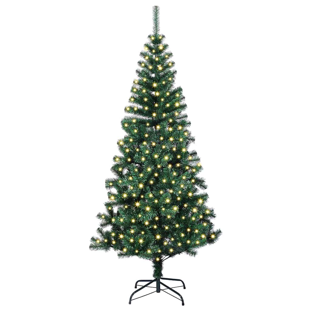 Künstlicher vorbeleuchteter Weihnachtsbaum Grün 180 cm