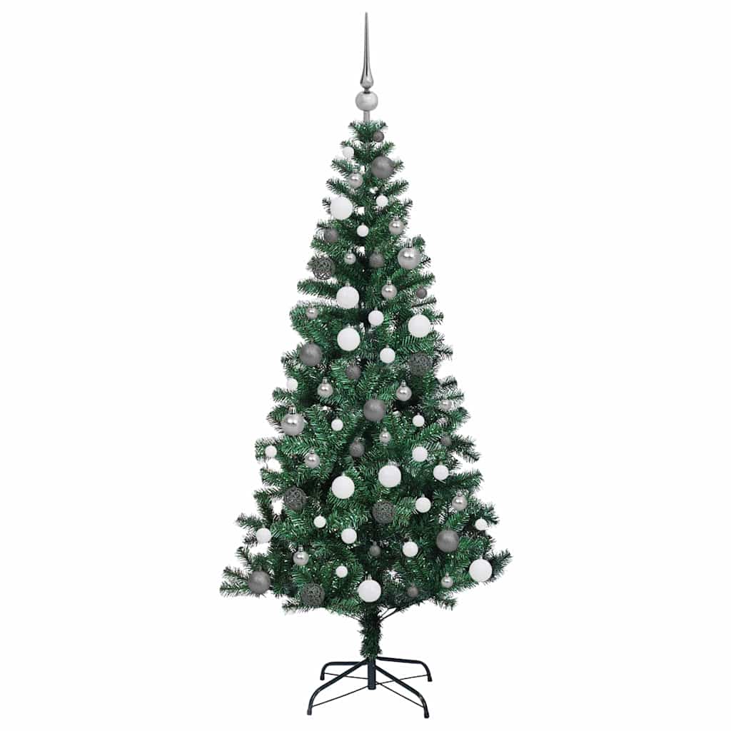 Künstlicher vorbeleuchteter Weihnachtsbaum Grün 180 cm