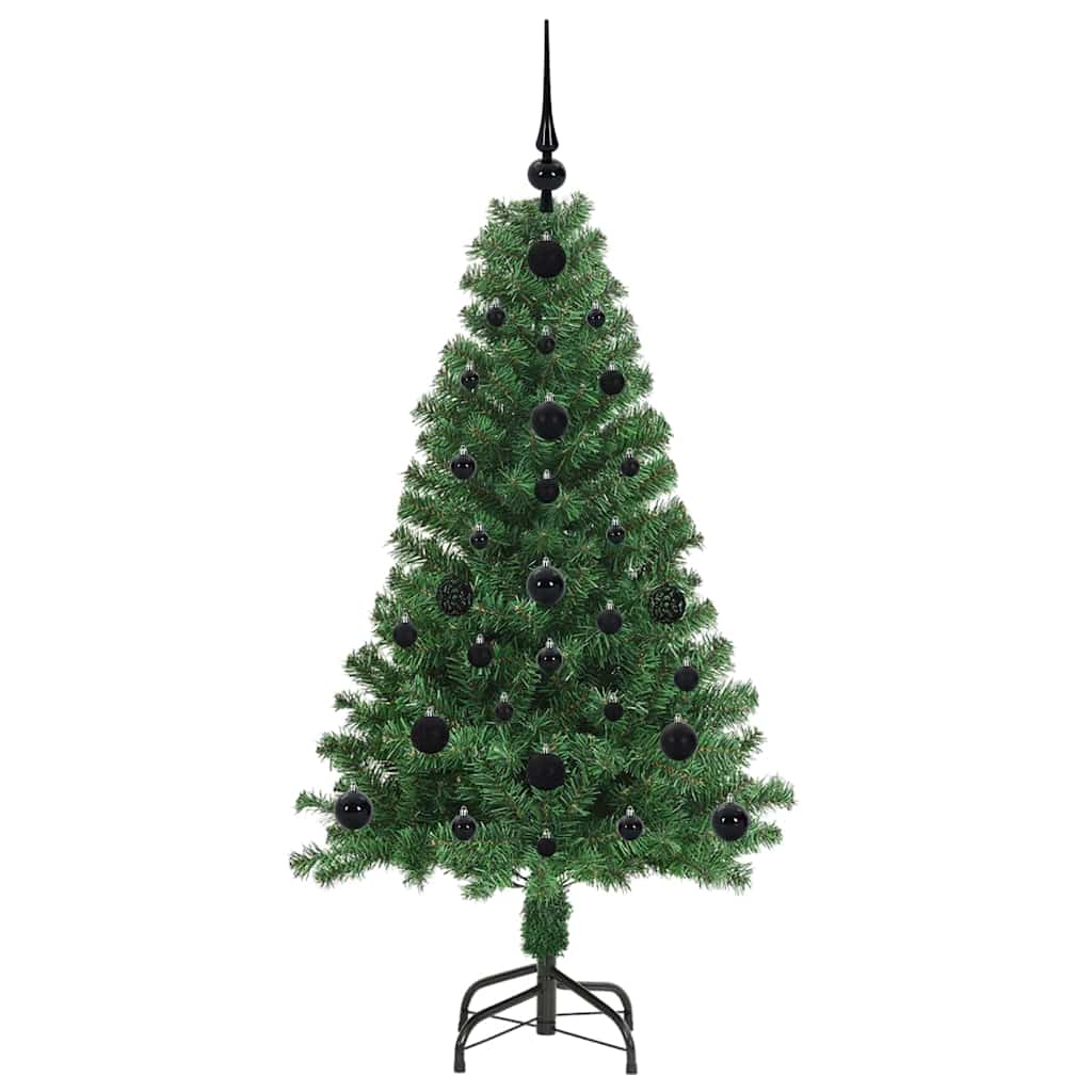 Künstlicher Weihnachtsbaum mit 150 LEDs mit Ständer Grün 120 cm
