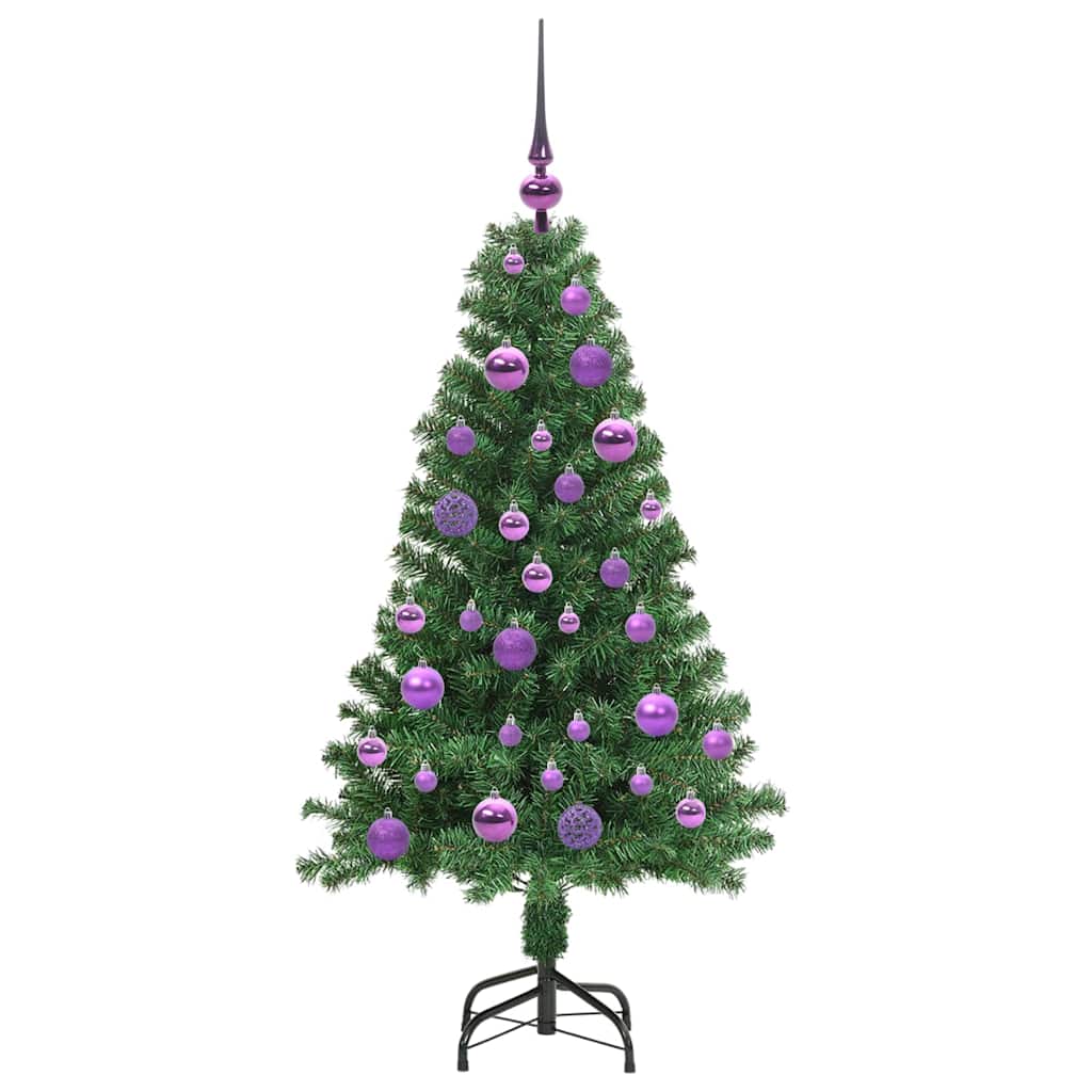 Künstlicher Weihnachtsbaum mit 150 LEDs mit Ständer Grün 120 cm