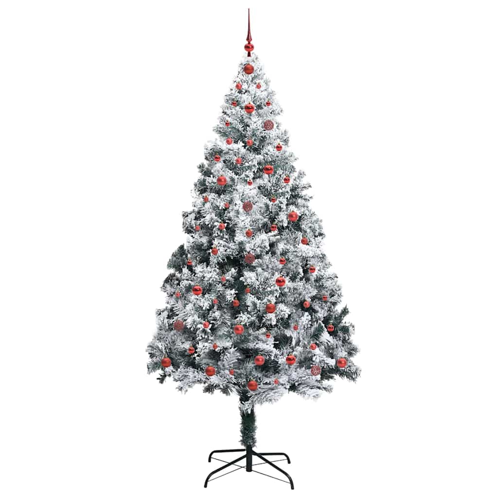 Künstlicher Weihnachtsbaum mit 300 LEDs mit Ständer Grün 240 cm