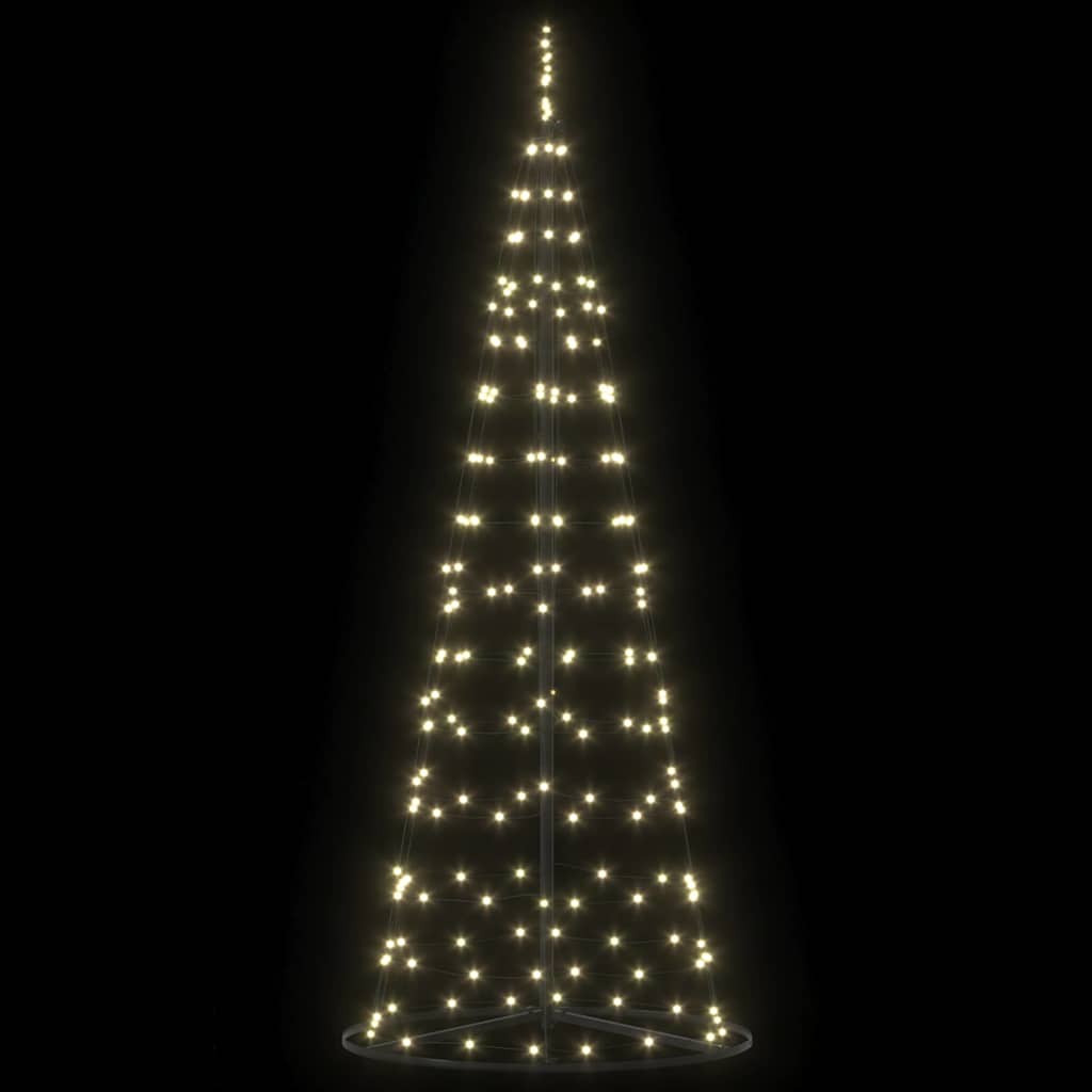 LED Weihnachtsbaum mit 390 LEDs Warmes Weiß 250 cm Eisen