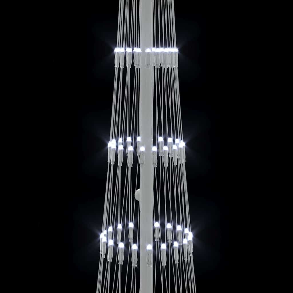 LED Weihnachtsbaum Kaltes Weiß 51 x 51 x 190 cm Metall