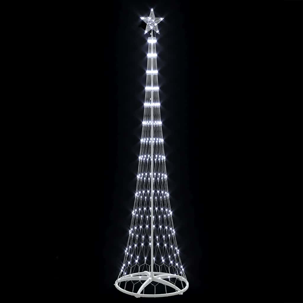 LED Weihnachtsbaum Kaltes Weiß 70 x 70 x 250 cm Metall