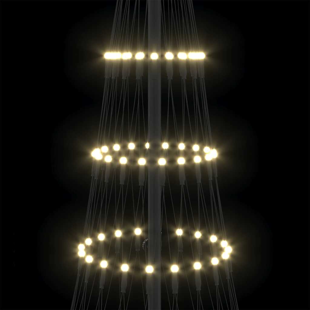 LED Weihnachtsbaum Warmes Weiß 71 x 71 x 184,5 cm Metall