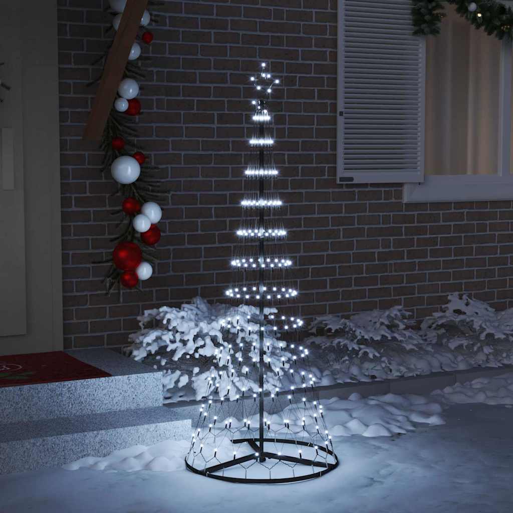 LED Weihnachtsbaum Kaltes Weiß 71 x 71 x 184,5 cm Metall