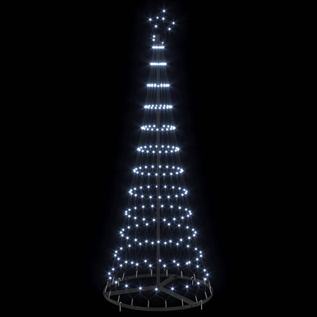 LED Weihnachtsbaum Kaltes Weiß 71 x 71 x 184,5 cm Metall