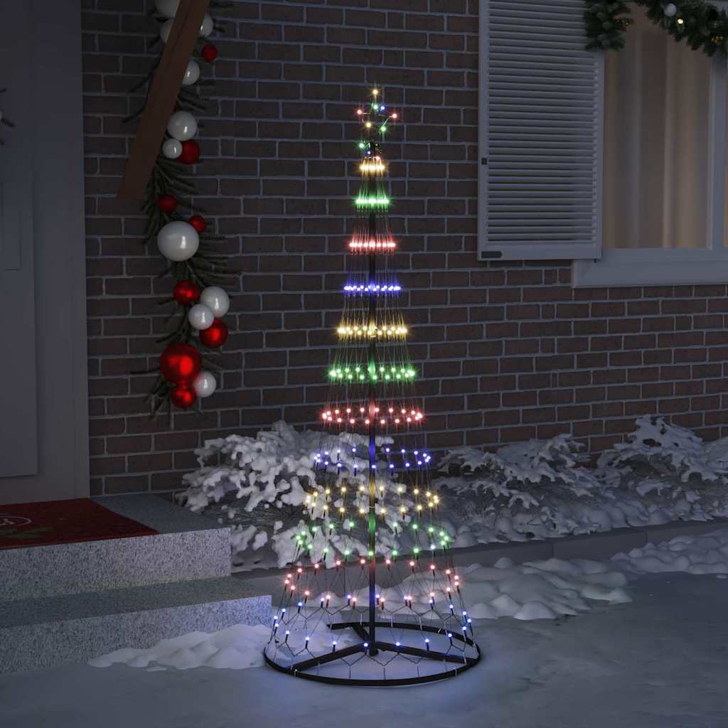 LED Weihnachtsbaum Mehrfarbig 71 x 71 x 184,5 cm Metall