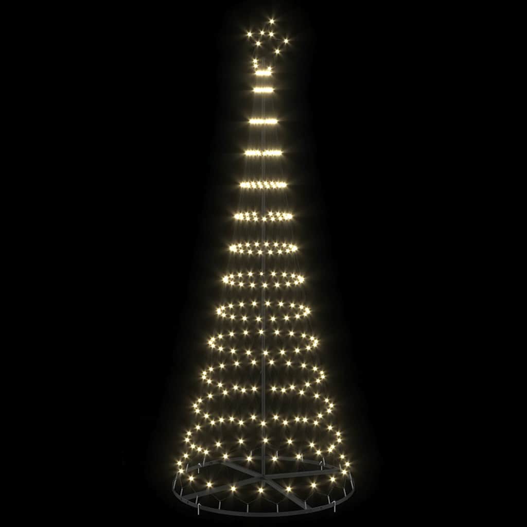 LED Weihnachtsbaum Warmes Weiß 100 x 100 x 250 cm Metall