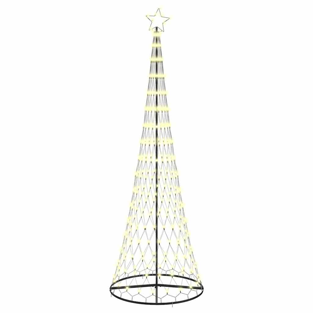 LED Weihnachtsbaum Warmes Weiß 100,5 x 100,5 x 302,5 cm Metall