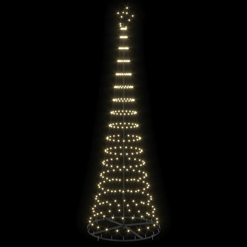 LED Weihnachtsbaum Warmes Weiß 100,5 x 100,5 x 302,5 cm Metall