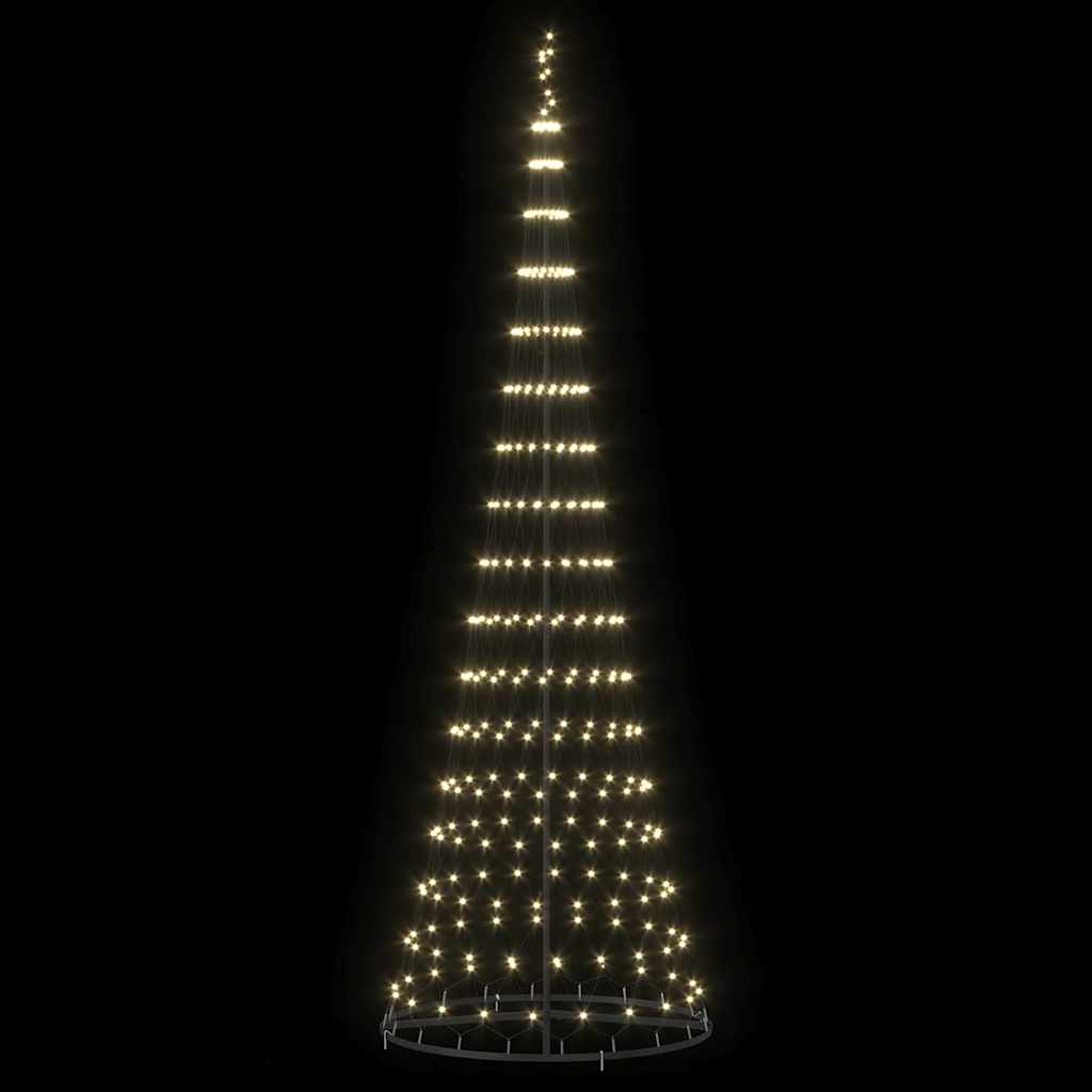 LED Weihnachtsbaum Warmes Weiß 100,5 x 100,5 x 302,5 cm Metall