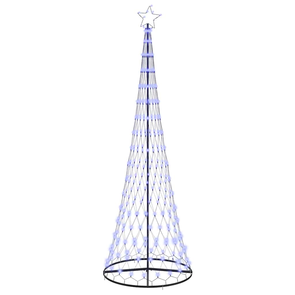 LED Weihnachtsbaum Blau 100,5 x 100,5 x 302,5 cm Metall