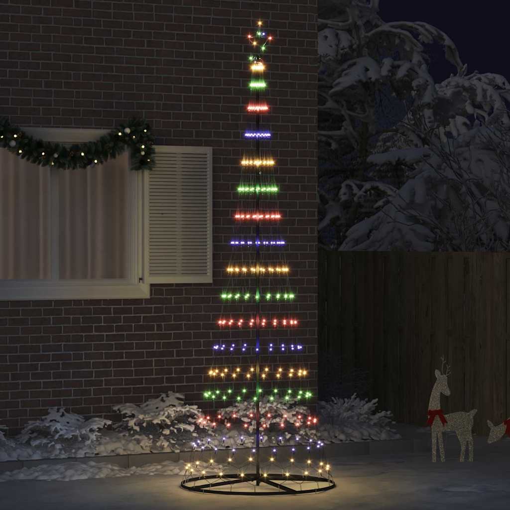 LED Weihnachtsbaum Mehrfarbig 100,5 x 100,5 x 302,5 cm Metall