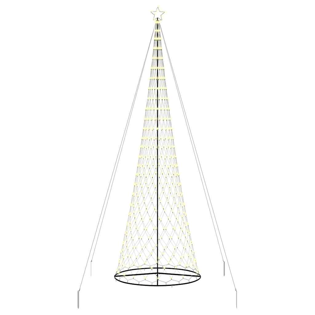 LED Weihnachtsbaum Warmes Weiß 160 x 160 x 500 cm Metall
