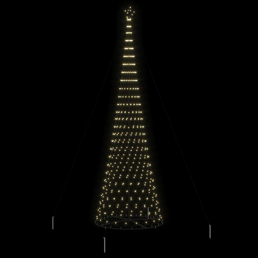 LED Weihnachtsbaum Warmes Weiß 160 x 160 x 500 cm Metall