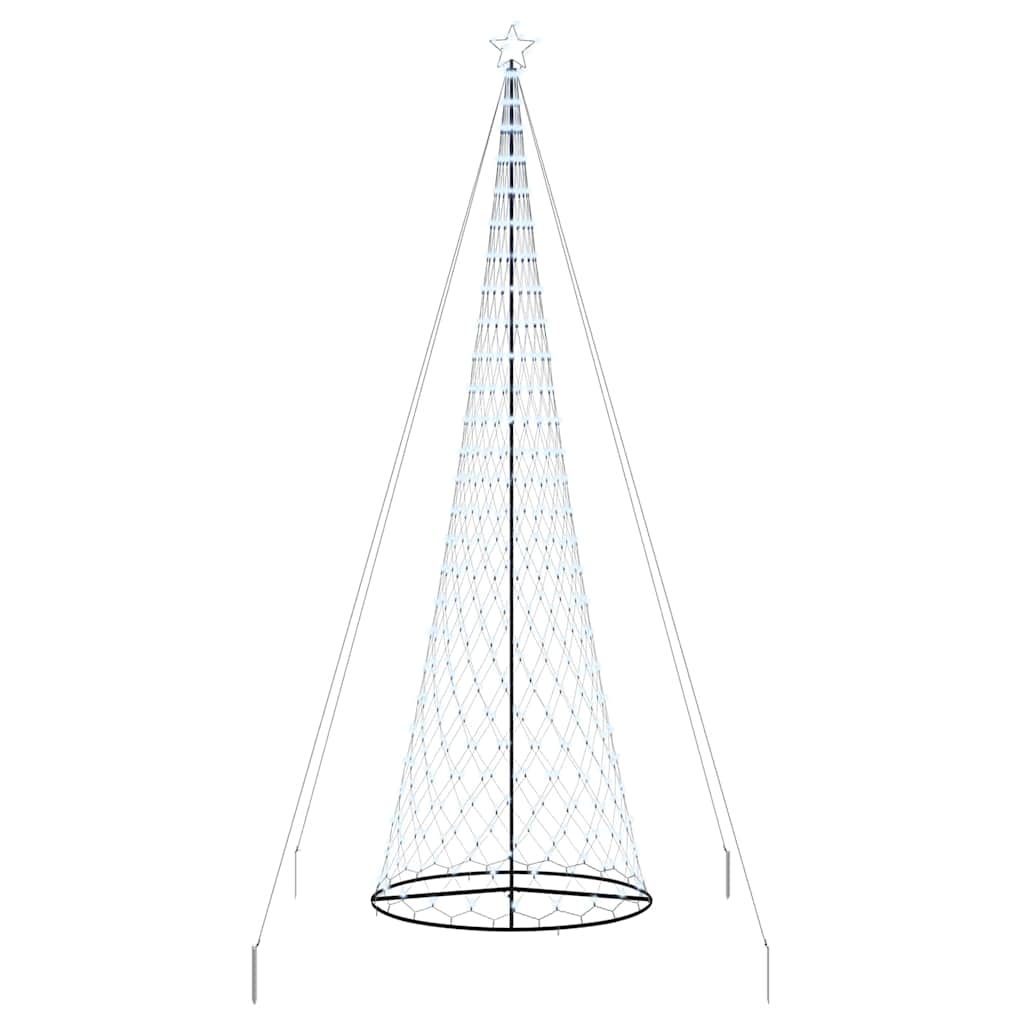 LED Weihnachtsbaum Kaltes Weiß 160 x 160 x 500 cm Metall