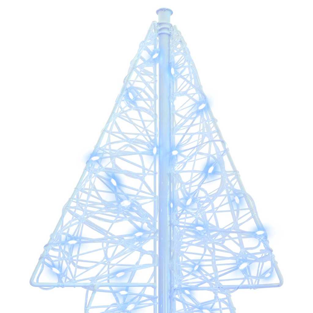 Weihnachtsbaum mit 160 LEDs Kalter Weiß 150 cm Acryl