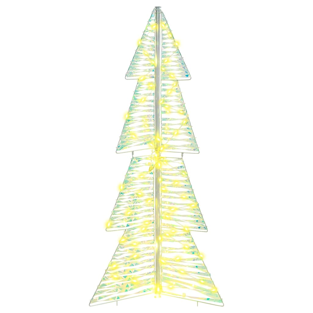 Weihnachtsbaum mit 100 LEDs Warmes Weiß 120 cm PET