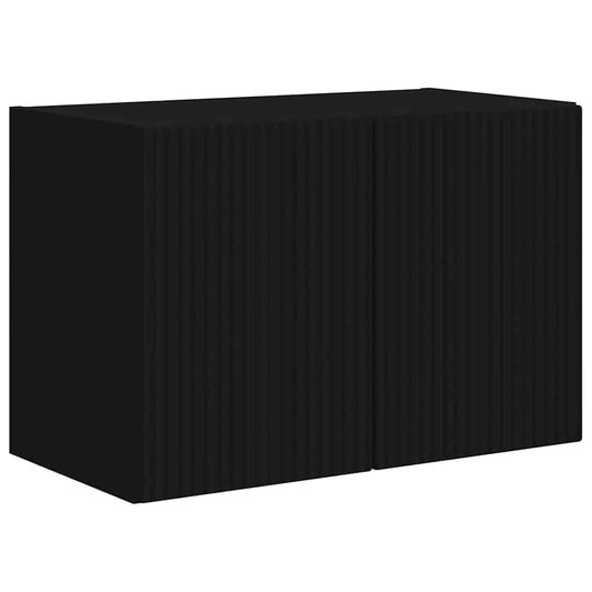 TV-Wandschrank Schwarz 59,5 x 31 x 40 cm Holzwerkstoff