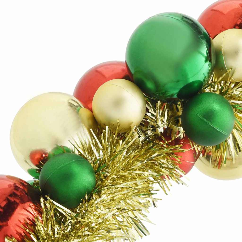 Weihnachtskugelgirlande Mehrfarbig 186 cm Polystyrol