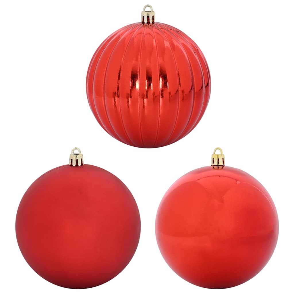 Weihnachtskugel-Set 15 pcs Rot