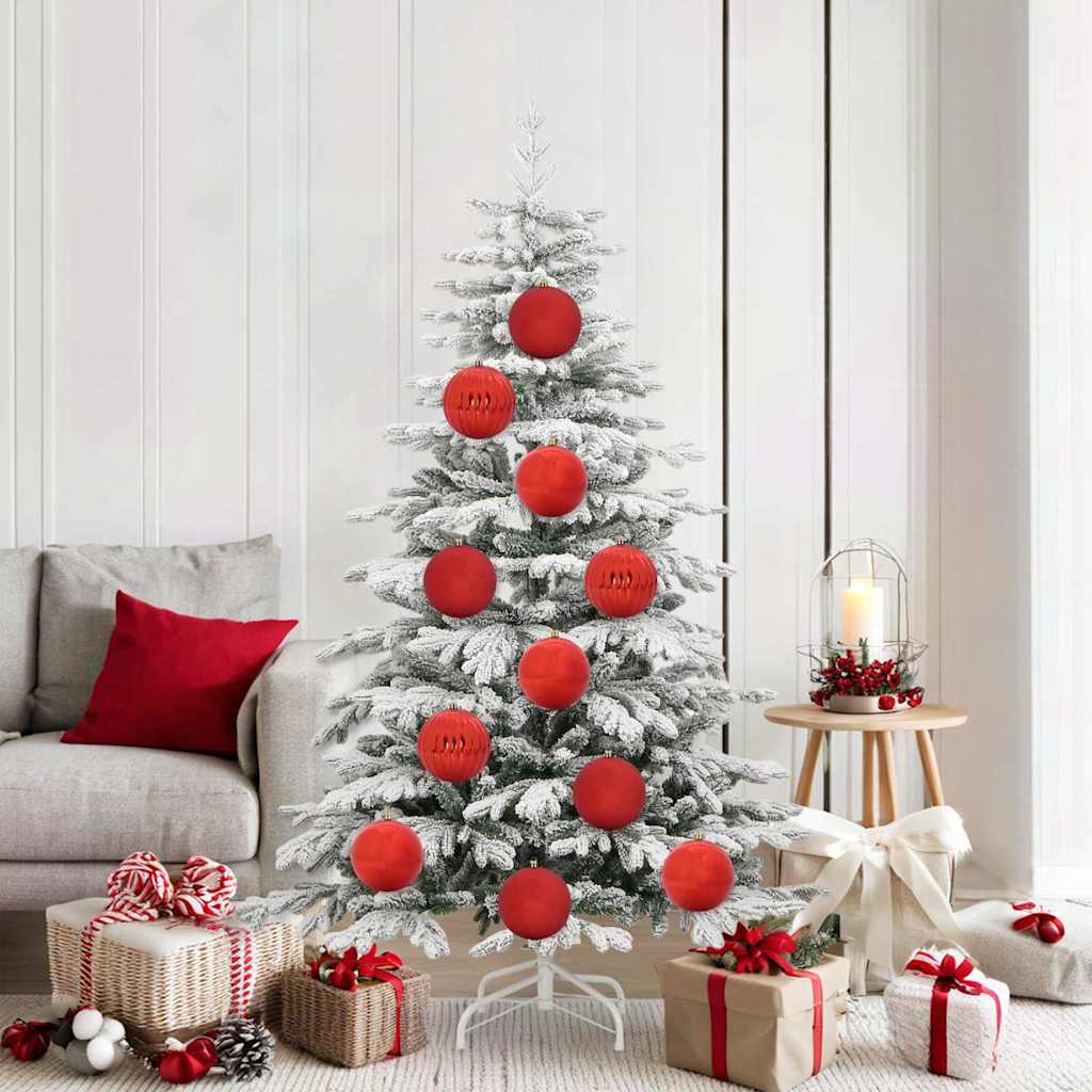 Weihnachtskugel-Set 9 pcs Rot