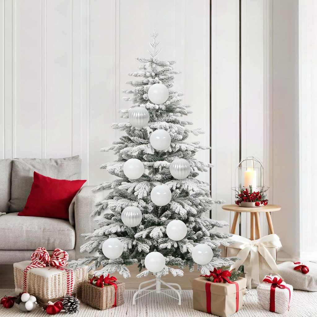 Weihnachtskugel-Set 9 pcs Weiß