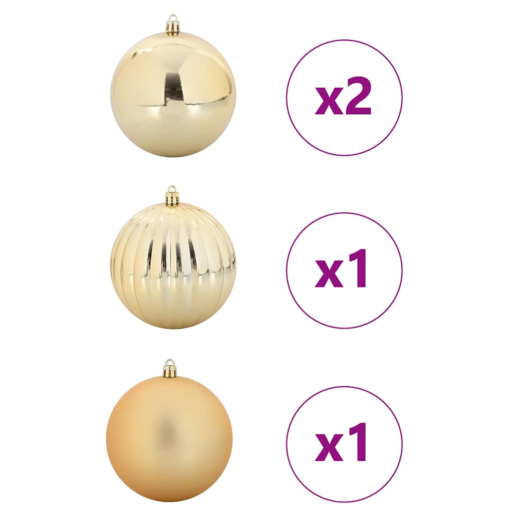 Weihnachtskugel-Set 4 pcs Gold
