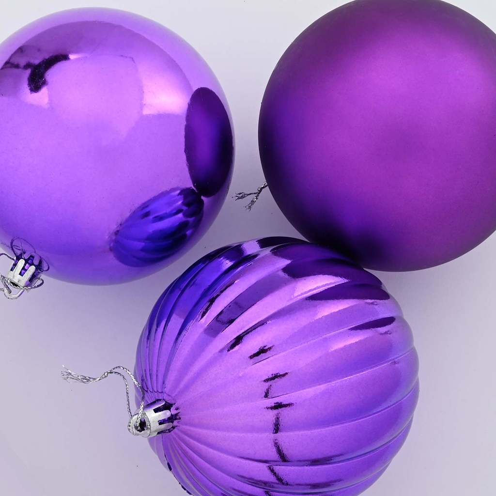 Weihnachtskugel-Set 9 pcs Lila