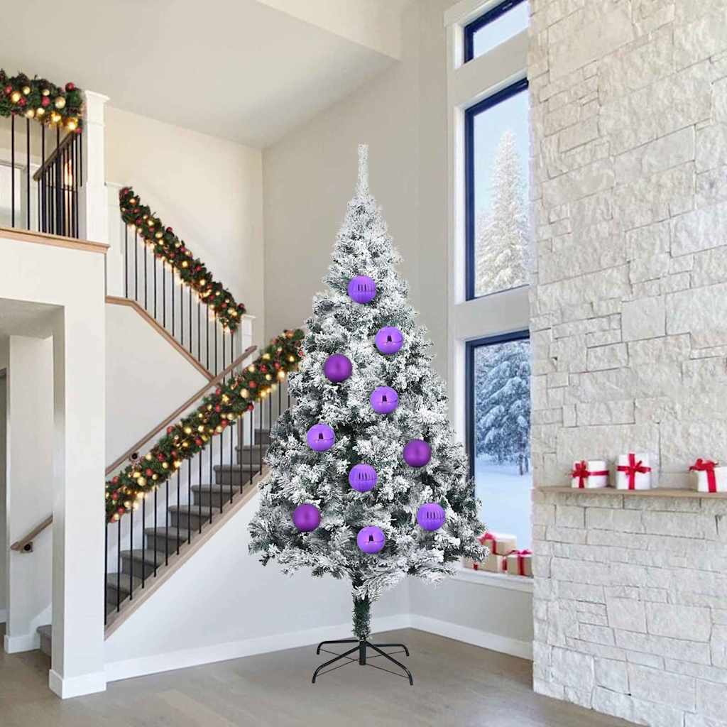 Weihnachtskugel-Set 4 pcs Lila