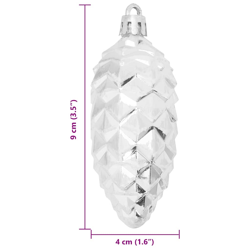 Weihnachtsbaumdekoration 40 pcs Silber