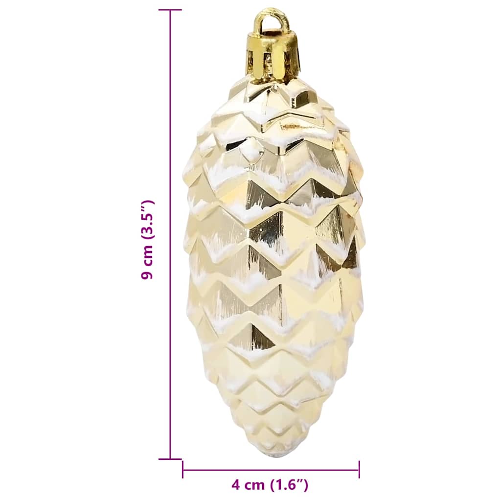 Weihnachtsbaumdekoration 40 pcs Gold