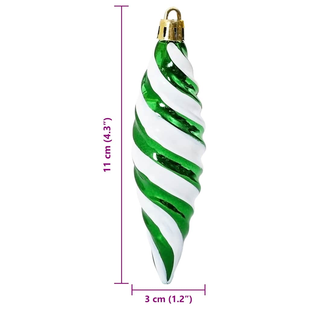 Weihnachtsbaumdekoration 40 pcs Grün