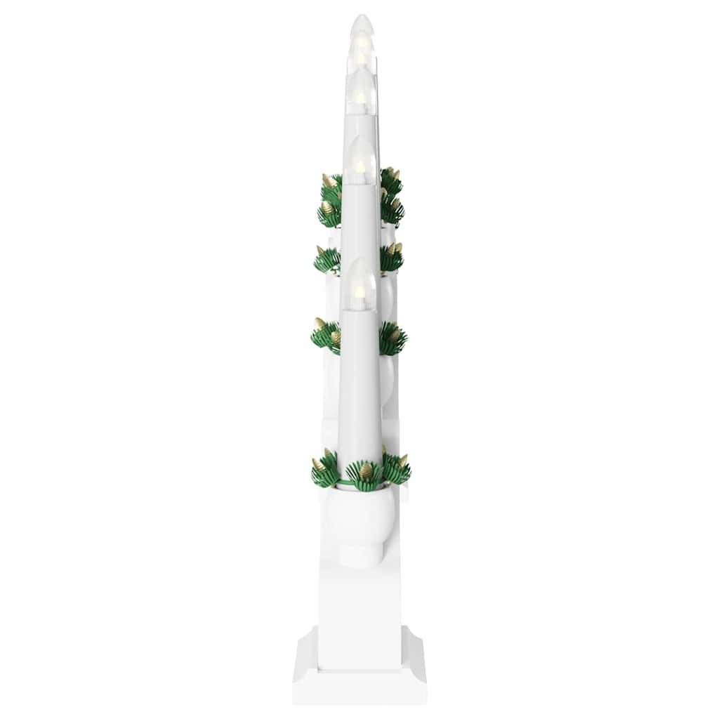 Weihnachtskerzenbogen mit 10 LED Kerzen 3 pcs Weiß