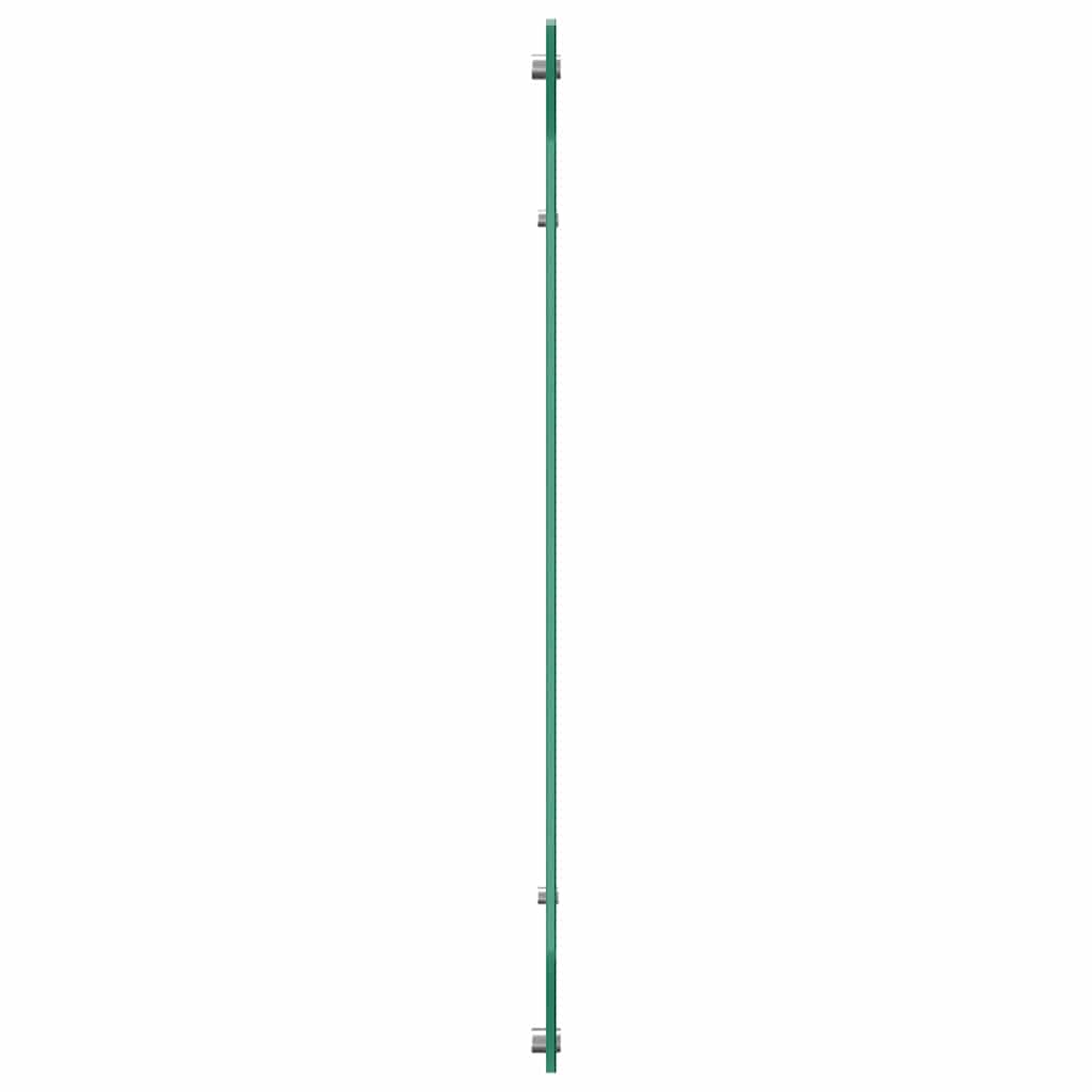 Küchenrückwand 2 pcs Schwarz 110 x 60 cm Gehärtetes Glas