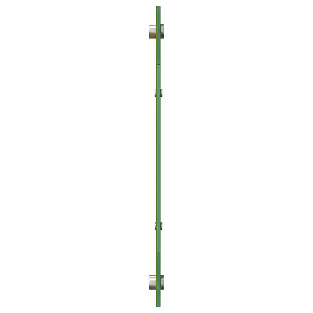 Küchenrückwand 2 pcs Gelb 110 x 40 cm Gehärtetes Glas