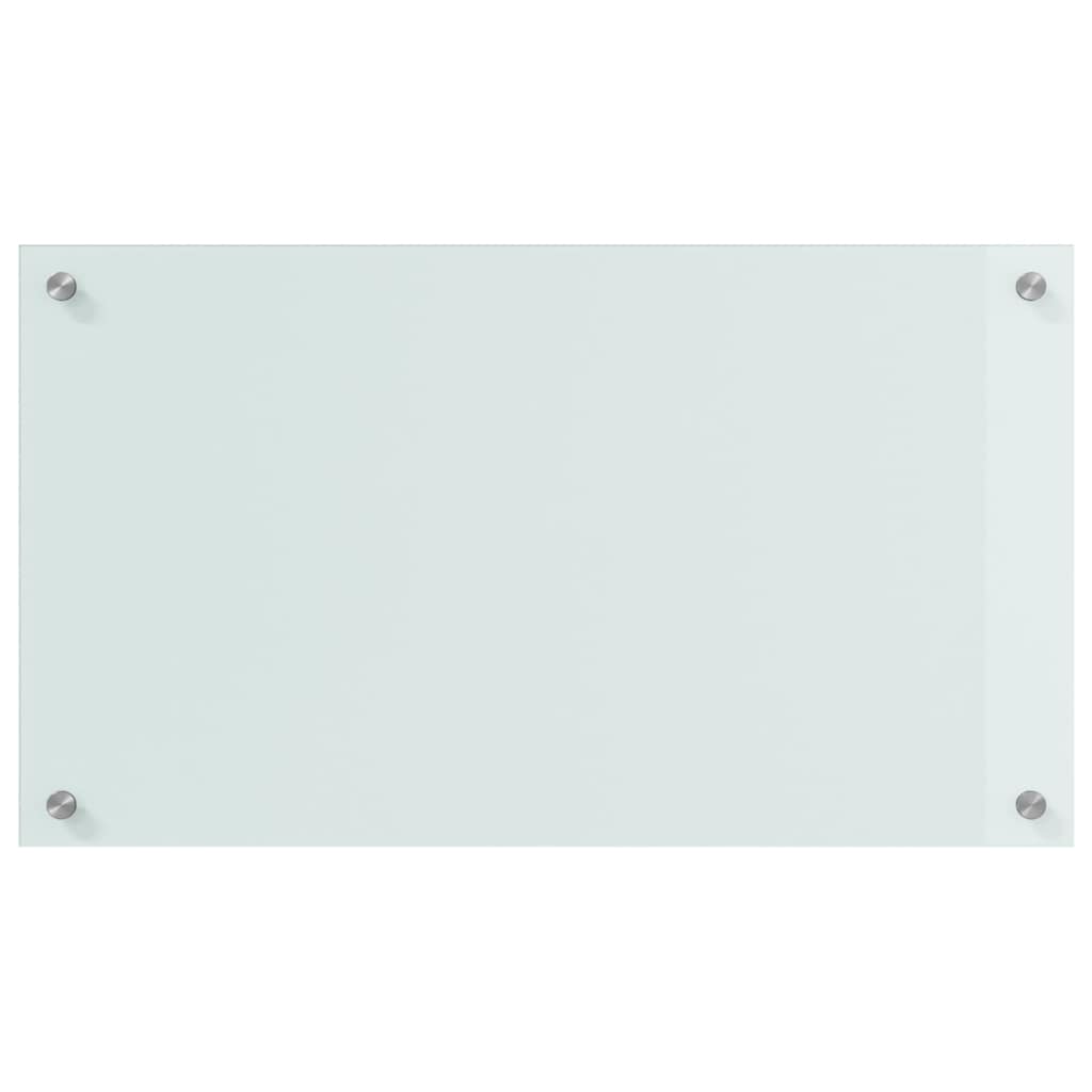 Küchenrückwand 2 pcs Weiß 70 x 40 x 0.8 cm Gehärtetes Glas