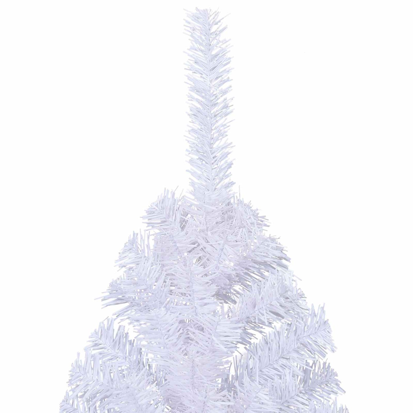 Künstlicher Weihnachtsbaum Weiß 240 cm PVC und Stahl