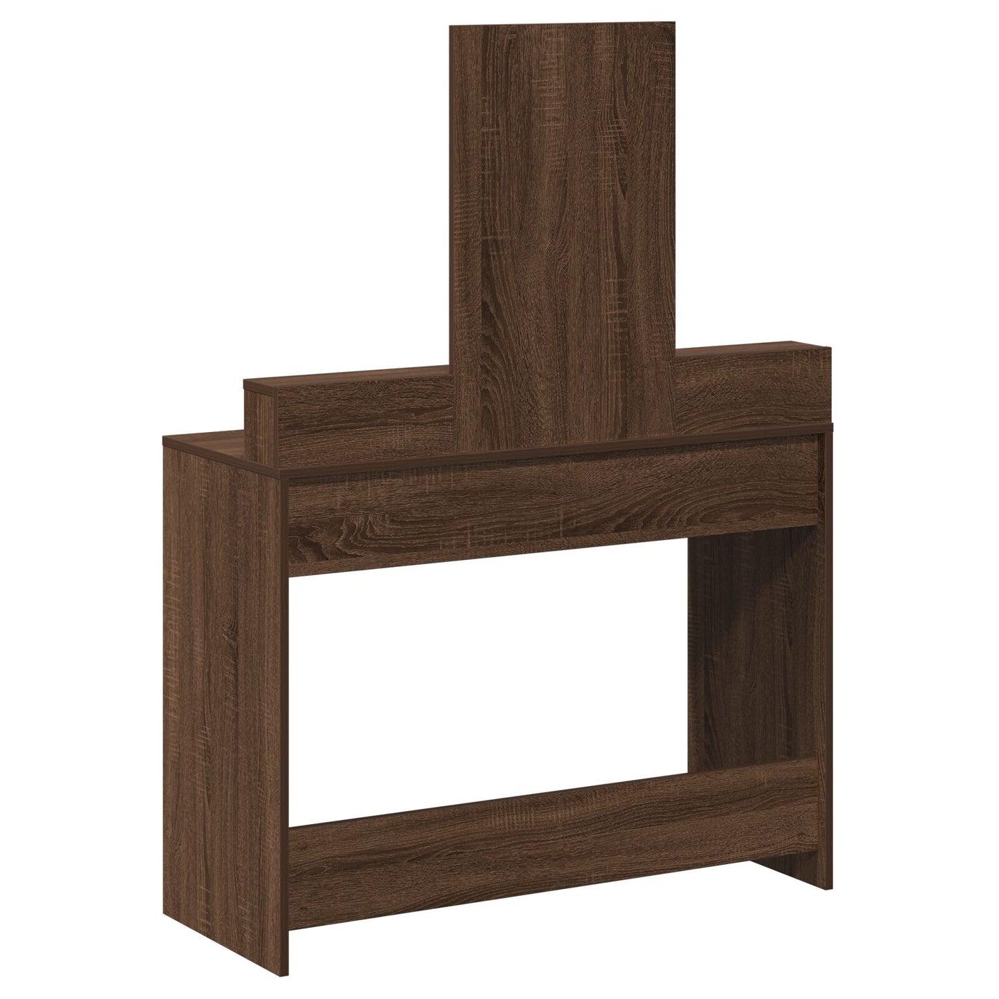 Schminktisch mit Schubladen Braun Eiche 100x41x140 cm