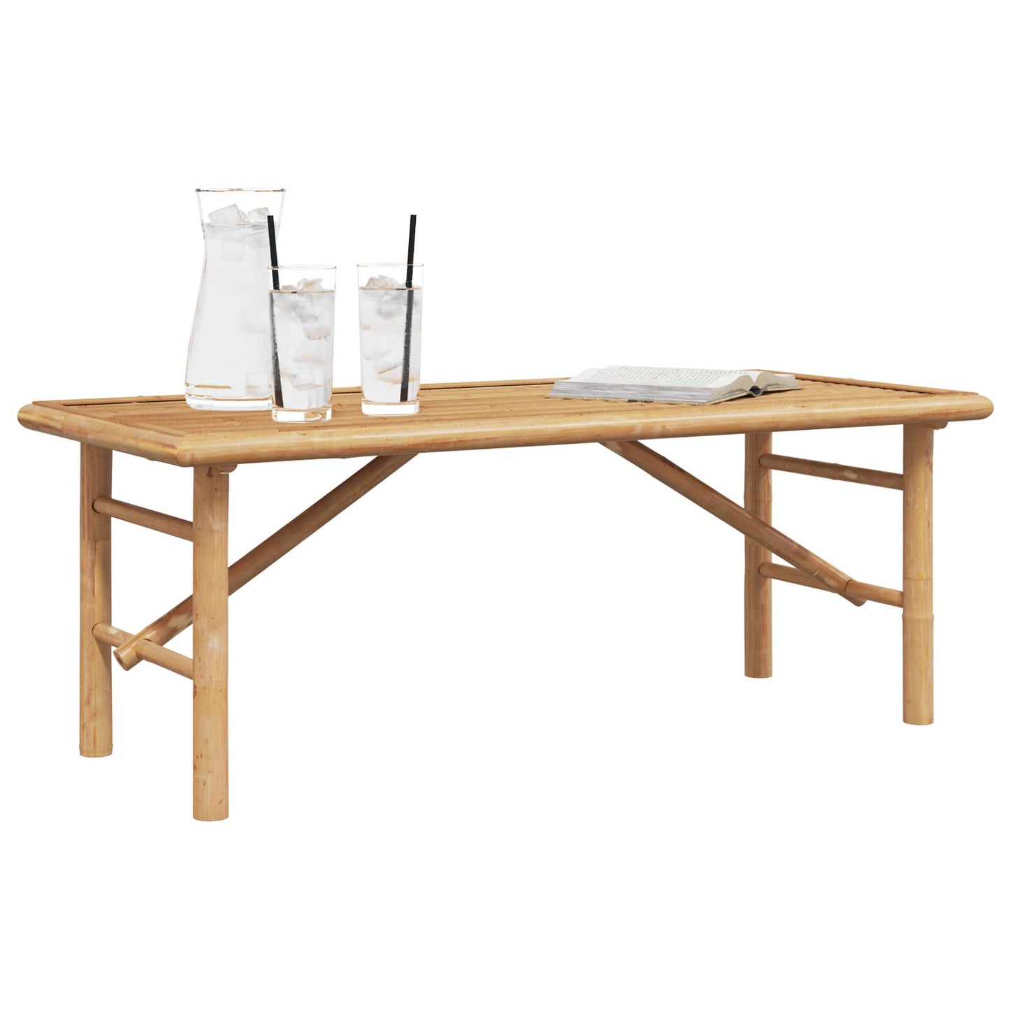 Couchtisch 110x50x43 cm Bambus