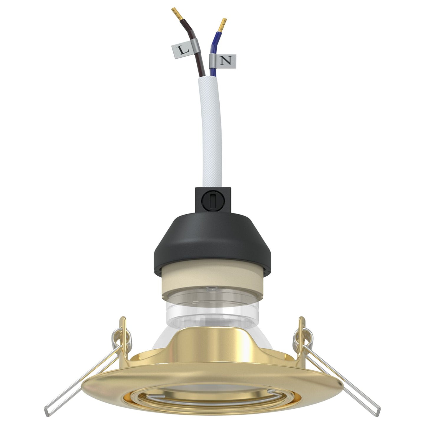 Lampen Set von 12 Gold Metall, Kunststoff 9 cm Leichtes Gewicht