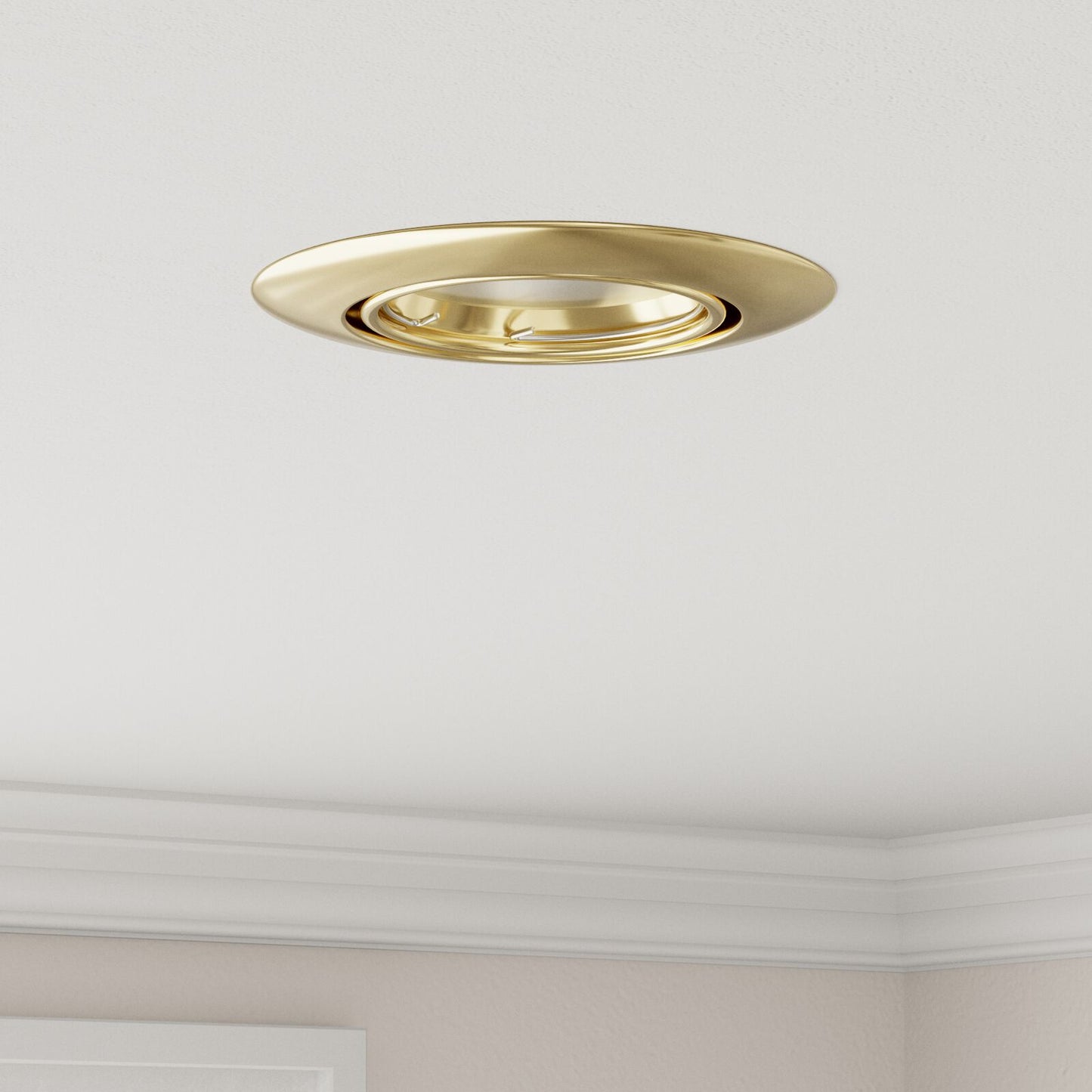 Lampen Set von 12 Gold Metall, Kunststoff 9 cm Leichtes Gewicht