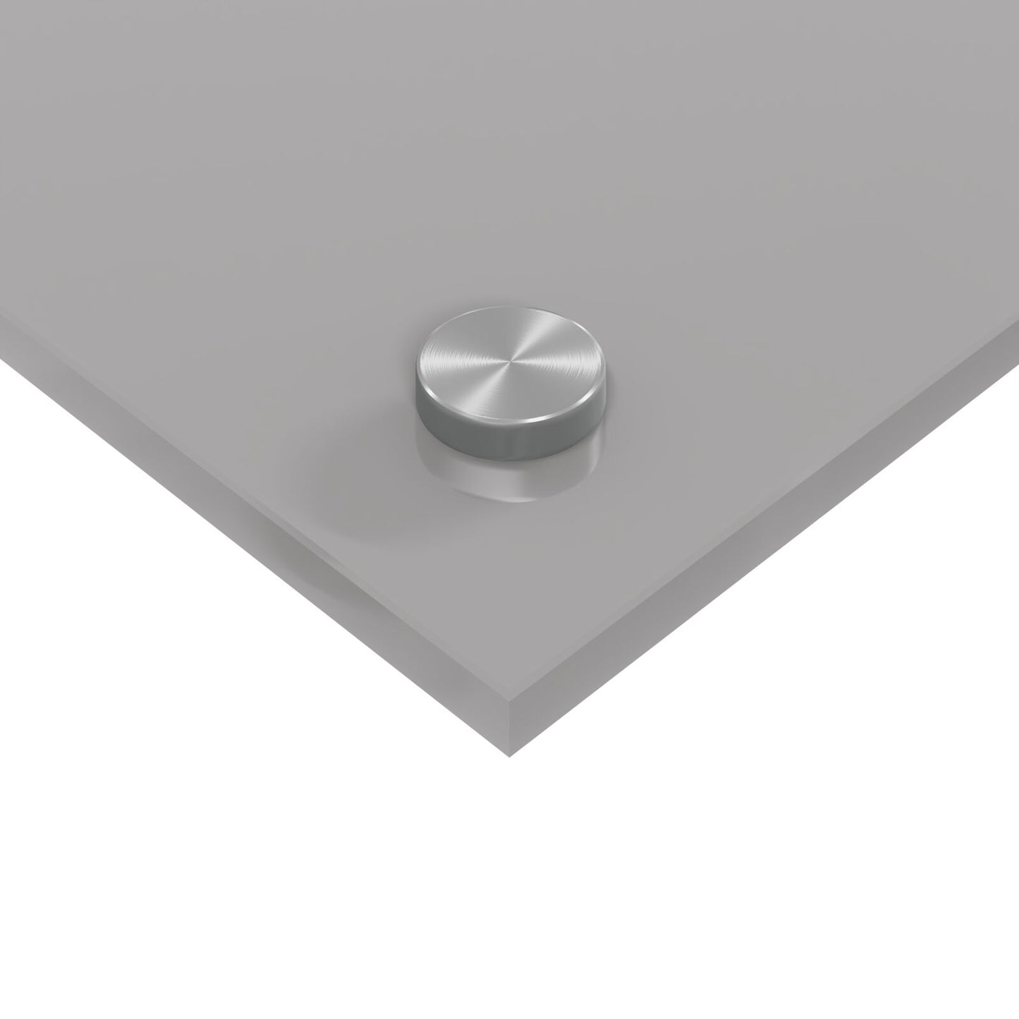 Zwischenwandlicht Hellgrau 120x40x0,6 cm aus Sicherheitsglas