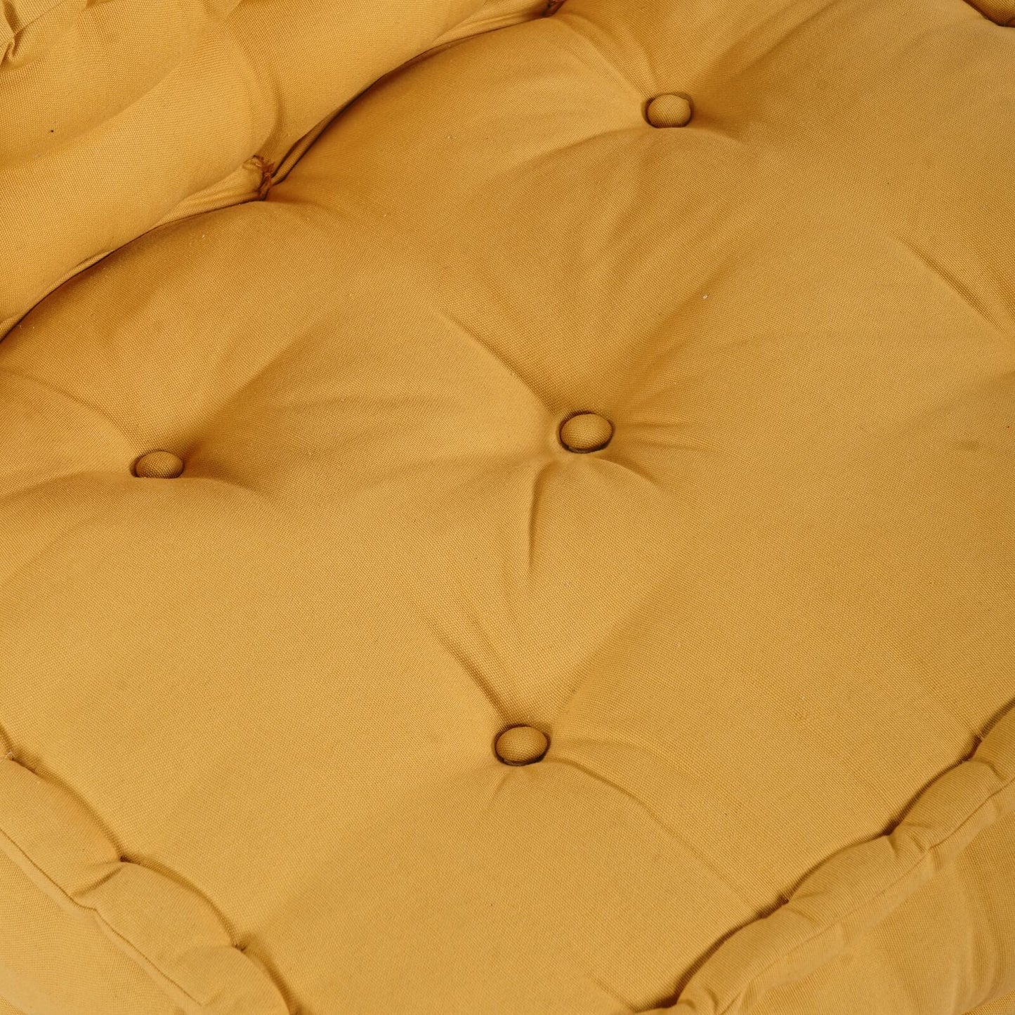 Modulare Poufs 4er Set Gelber Stoff