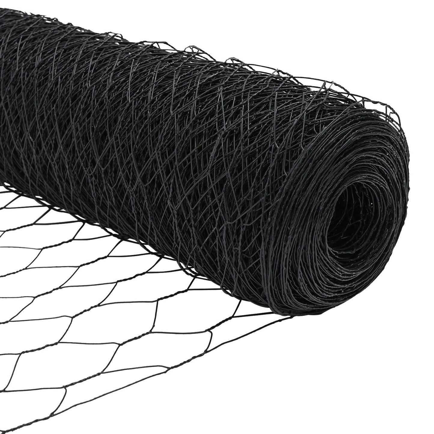 Zaunpfosten 22 Stück U-Channel Grau 120 cm Stahl, vidaXL Sechseckzaun Grau 1.2x50 m Stahl