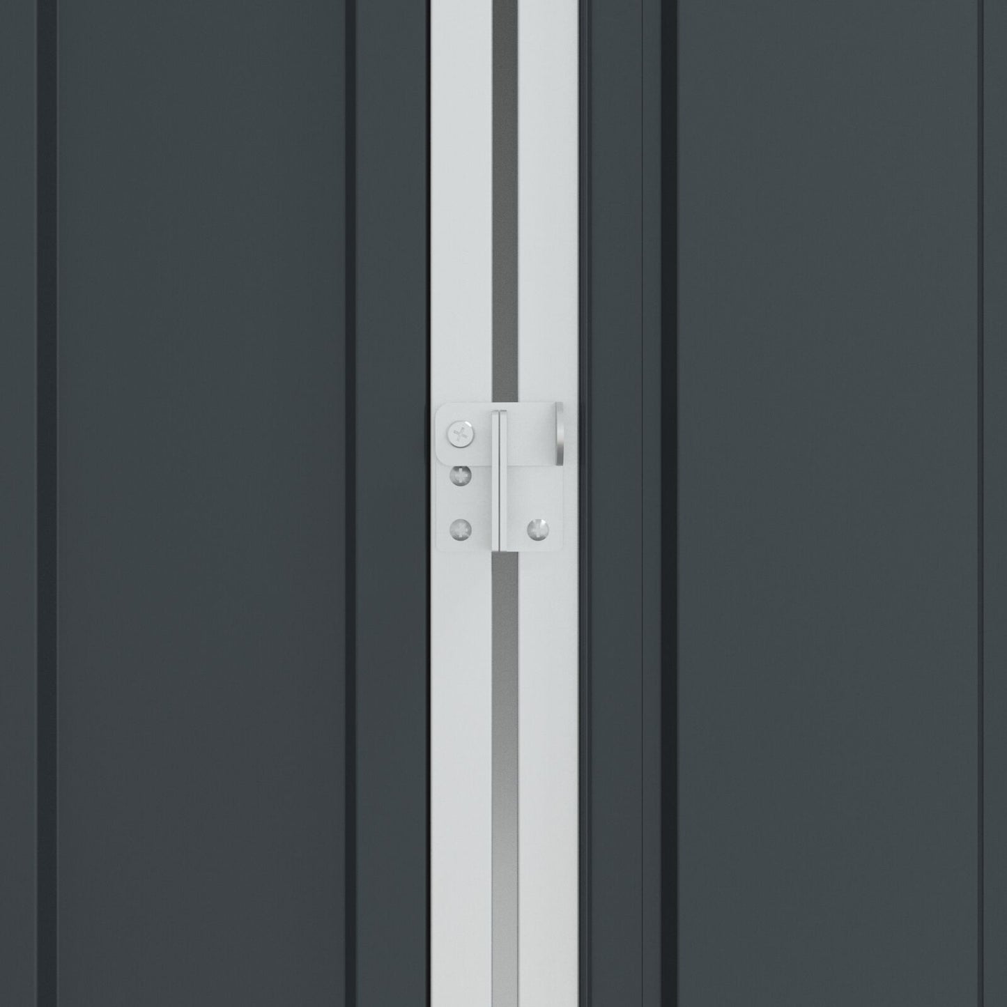 Vogelvoliere Anthrazit 112x215x141 cm Stahl